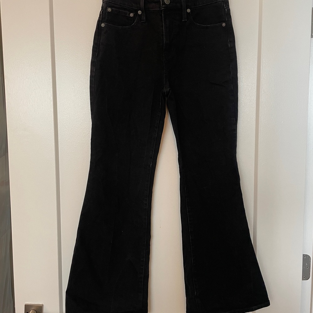 Madewell Black The Perfect Vintage Flare Jean